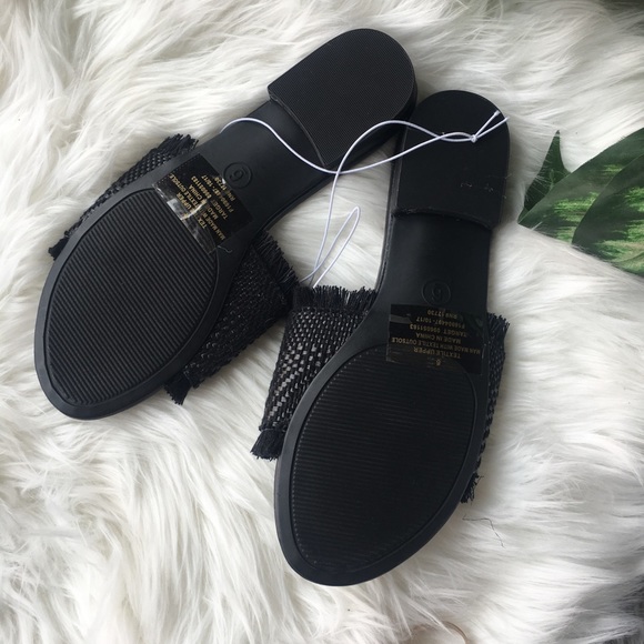 Black slide sandals - Picture 3 of 3